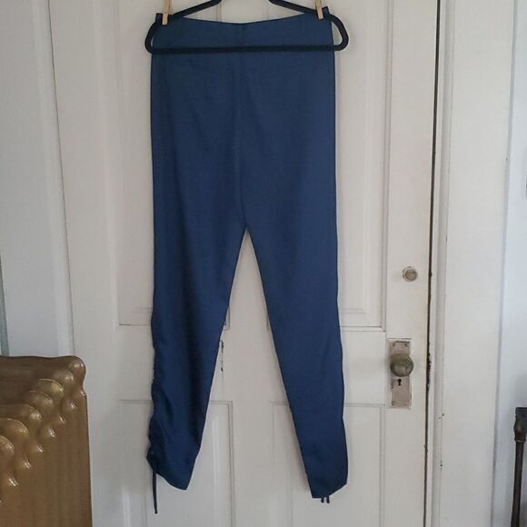 Tibi Teal Satin Pants - Picture 8 of 10